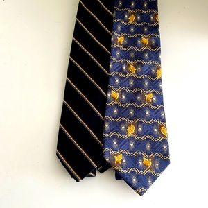 Robert Talbott Lot of 2 Men’s Silk Ties Excellent Condition